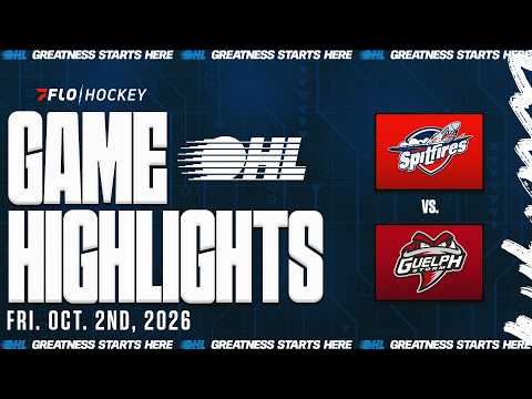 OHL: Guelph Storm vs Windsor Spitfires