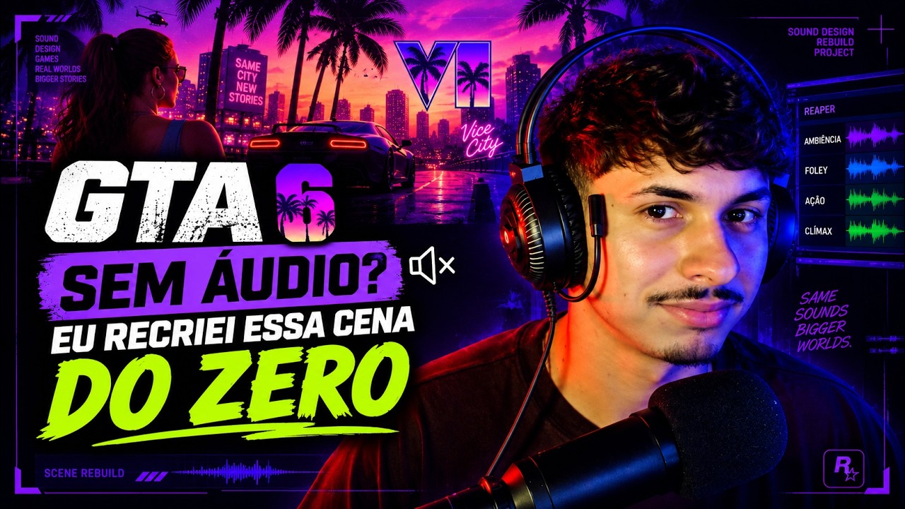 GTA 6: Recriei o Áudio Dessa Cena do Zero 🎧