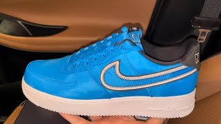 Nike Air Force 1 Low Reverse Stitch Photo Blue shoes