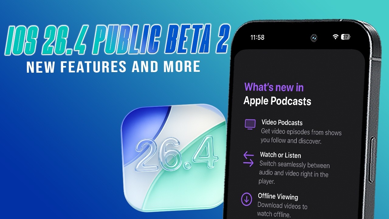 iOS 26.4 Public Beta 2 is OUT with NEW FEATURES