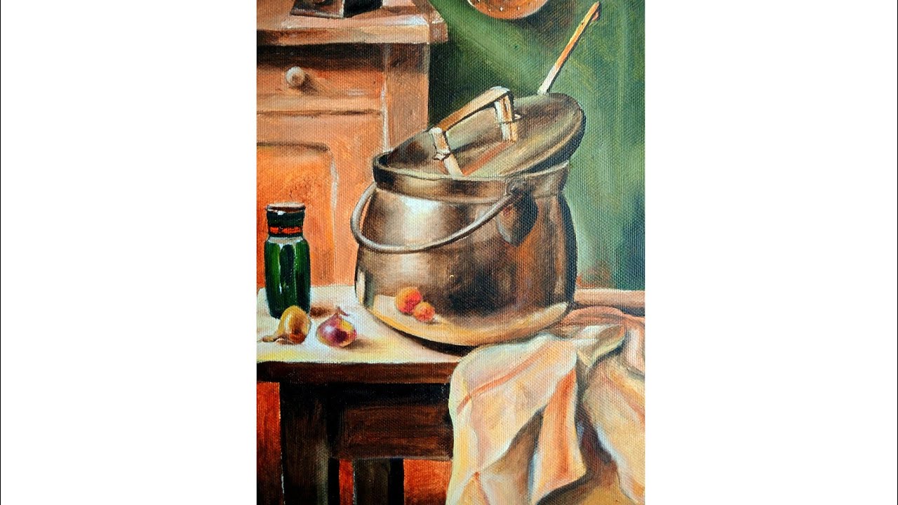 How to paint still life with acrylic step by step #howto #art #painting ...
