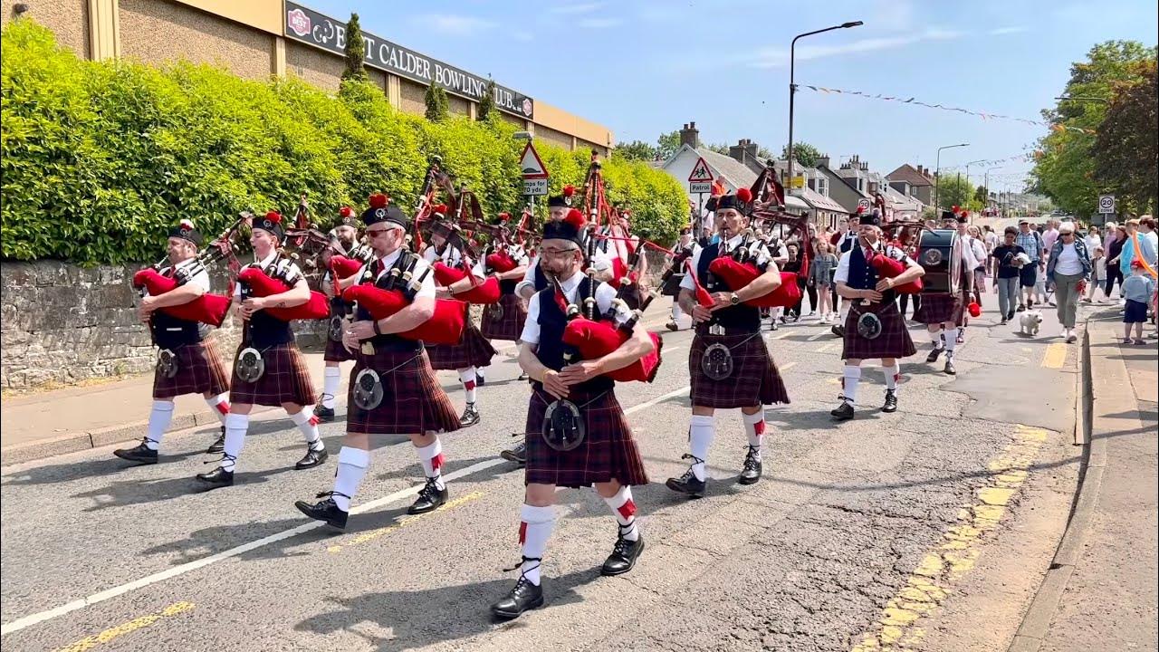 East Calder & District Gala Day Parade 2023 YouTube