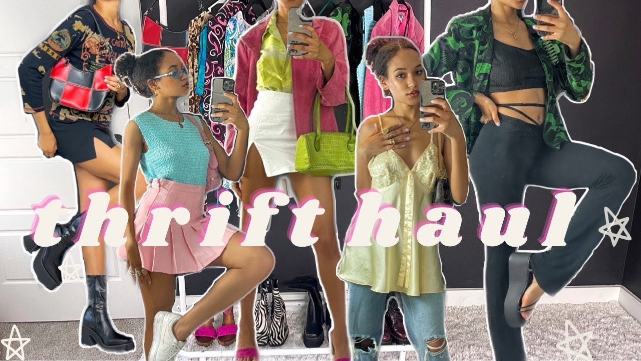 A COLORFUL + CUTE THRIFT HAUL SPRING READYYY!!! 2021 TRENDY
