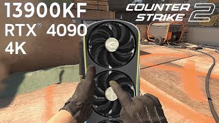 How much FPS can make by 13900K and RTX 4090 in CS2 4K Ultra?