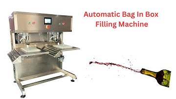 XYZ Automatic Double Heads Bag In Box Water Juice Milk Filling Capping Machine