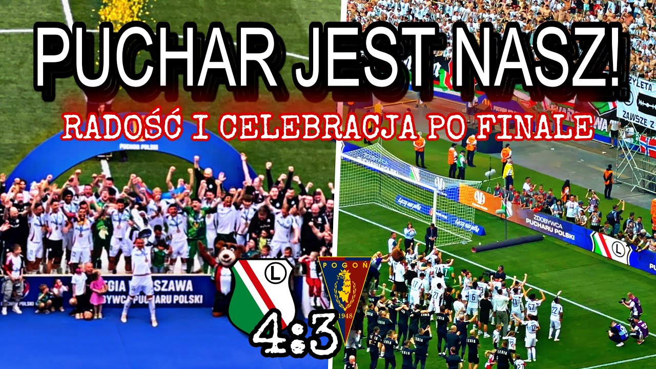 PUCHAR JEST NASZ! - RADOŚĆ PO MECZU: Finał Pucharu Polski [Legia 4:3 Pogoń](02.05.2025) | Legia TV