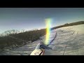 FPV of snow flight