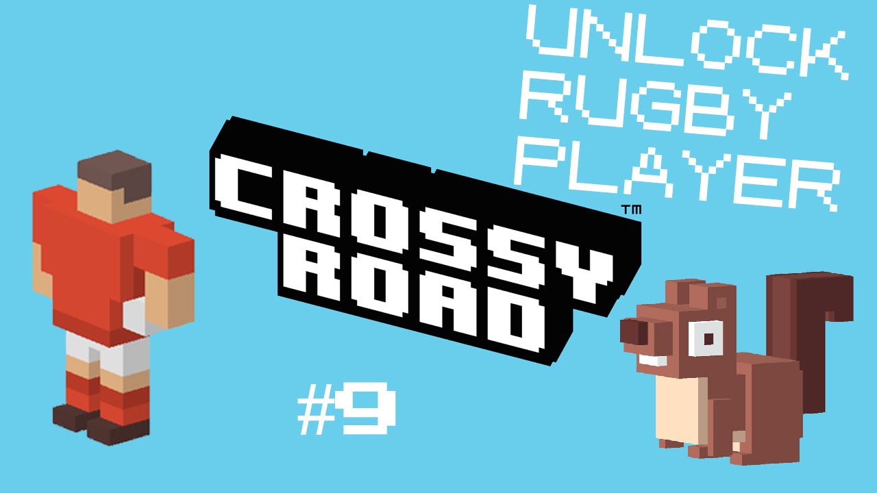 Crossy Road How to Unlock RUGBY PLAYER!!! Android Update YAY! YouTube