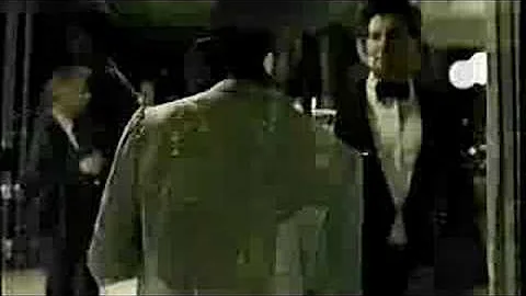 Kris Kyer as "the party guy" in German bank commer...