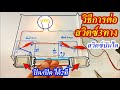 หลักการและวิธีต่อสวิตซ์สามทาง หรือสวิตซ์บันได(Principle and method of connecting three way switch)