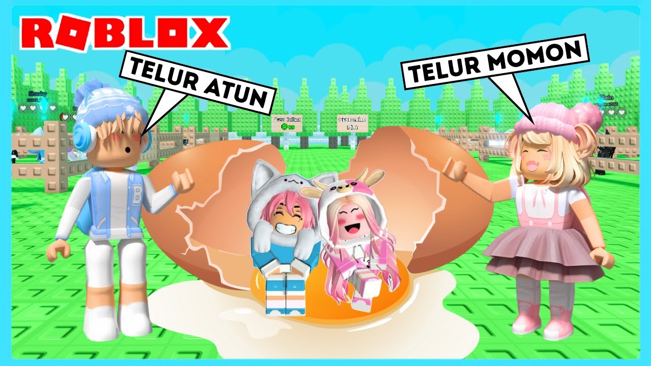 Aku Dan Adiku Menemukan Telur Atun Momon Saat Bayi Di Roblox ft @Shasyaalala