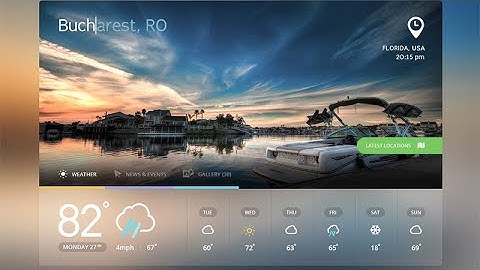 Designing Weather App Ui In JavaFx