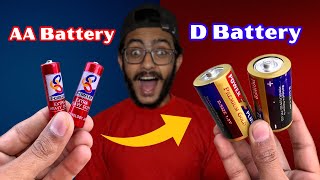 DIY D Battery with a Simple AA Battery