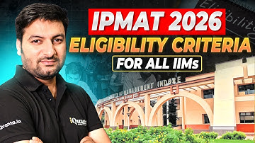 IPMAT 2026 Eligibility Criteria | IPMAT Eligibility criteria 2026