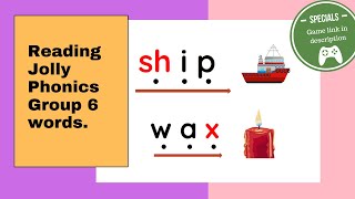 Download lagu Jolly Phonics group 6 (y, x, ch, sh, th/th)| Dot reading| Blending| Game included|No Music