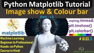 Matplotlib Tutorial in Hindi part-13 | plt.imshow & Colorbar | ML Hands-on Python Course #01.03.13