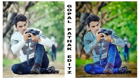 Gopal pathak जैसी photo edit केसे करे