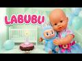Baby Doll S First Birthday With LABUBU Surprise Gifts And Cake Celebration