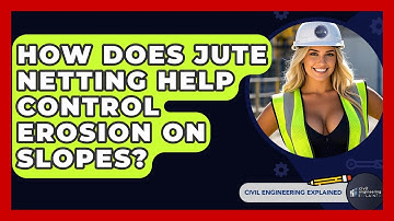 How Does Jute Netting Help Control Erosion On Slopes? - Civil Engineering Explained