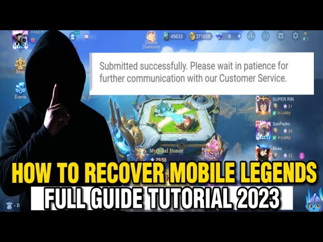 HOW TO RECOVER MOBILE LEGENDS  FULL VIDEO TUTORIAL 2023 