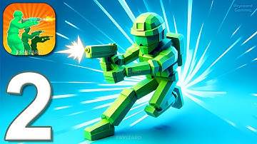 Rush War: Army Commander - Gameplay Walkthrough Part 2 - Lead Troops Achieve Glory (iOS, Android)