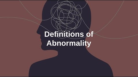 Definitions of Abnormality