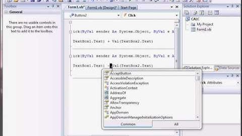 HOW TO MAKE SIMPLE CALCULATOR USING VB.NET