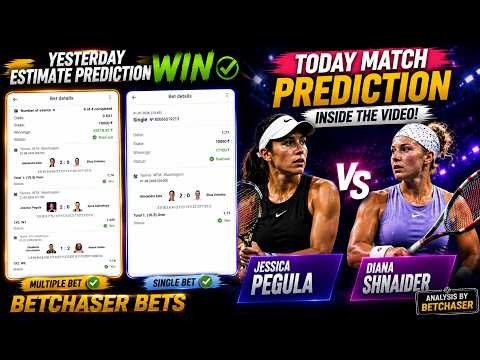 Jessica Pegula vs Diana Shnaider Prediction Today | WTA Washington Semi-Final | Tennis Tips Today