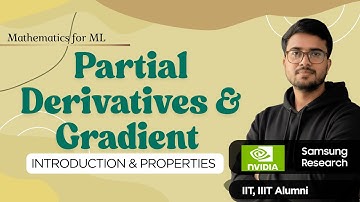 9.8 Partial Derivatives & Gradient | Calculus & Optimization