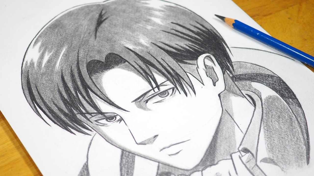 Levi Ackerman Face coloring page - Download, Print or Color Online for Free