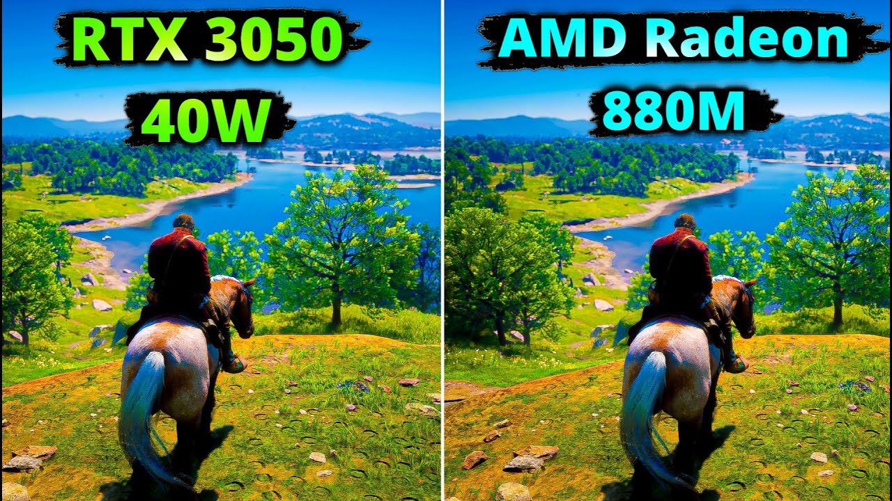 AMD Radeon 880M vs RTX 3050 40W test in 8 games - YouTube