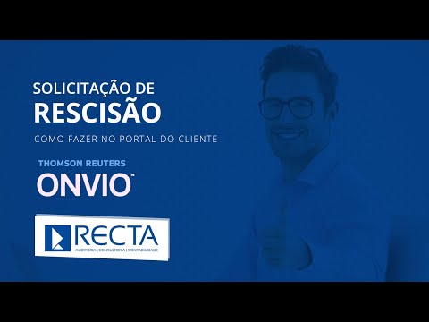 Solicitação de Cadastro de Rescisão -  Portal do Cliente Onvio