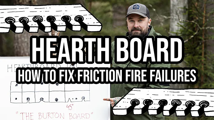 Bow Drill Friction Fire Troubleshooting - Hearth Board  - Joe Price - Bushcraft & Wilderness Skills