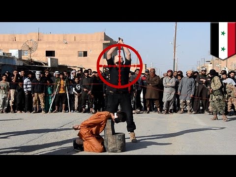 Un tireur d'élite éclate la tête d'un bourreau de Daesh en train d'enseigner la décapitation