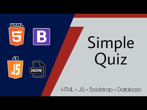 Create a Quiz Using Html JavaScript Bootstrap and Database| Beecoder