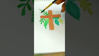 Easy Easter Watercolor Painting|Easter watercolor cards#shorts Profile