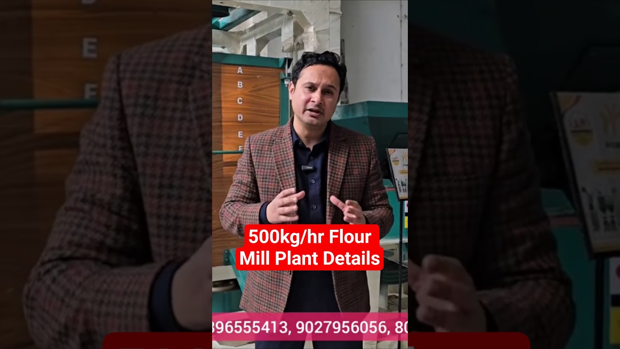 500 kg/hr Atta Plant | Mini Flour Mill Plant | Automatic Atta Chakki