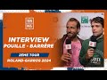 Interview de l pouille et g barrre aprs le 2me tour du double messieurs  rolandgarros 2024