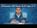 IB Physics November 25 Paper 1A HL Q26: Electric Fields, Electric Field Strength (D2)