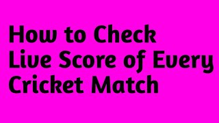 How to Check All Cricket Matches Live Score,Schedule,Result screenshot 5
