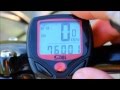 SD-548B Sunding Bicycle Computer/Speedometer/Odometer from China (Unboxing and Video Review)