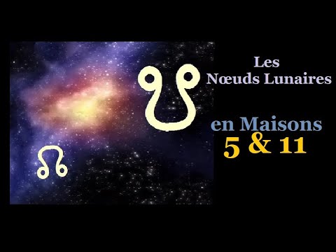 Les Nœuds Lunaires sur l'axe Maisons 5 et 11 : une 'mission' de participation et d'intégration ☀️