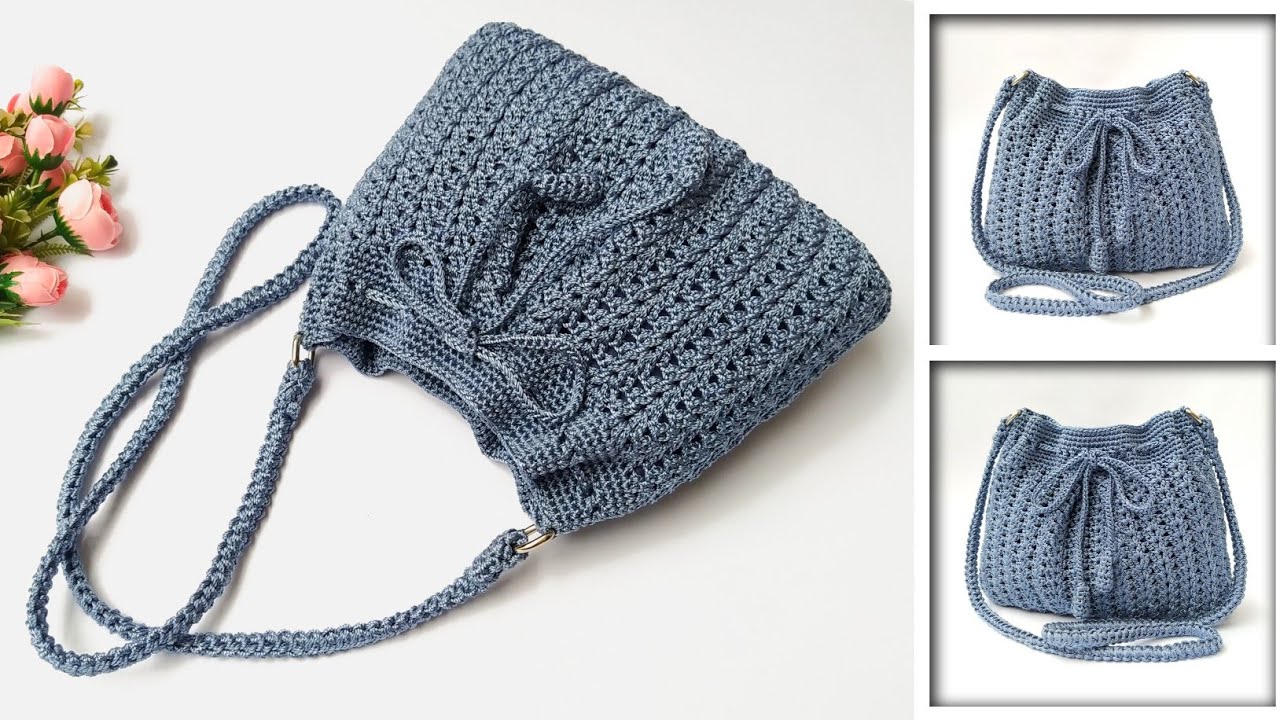 ИДЕАЛЬНАЯ КРАСИВАЯ СУМКА ДЛЯ ВЯЗАНИЯ КРЮЧКОМ - КАК СДЕЛАТЬ ПОСЛЕДНЮЮ СУМКУ ДЛЯ ВЯЗАНИЯ КРЮЧКОМ