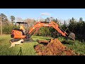 New Kubota KX057-4 Mini Excavator & Anna Kate running it