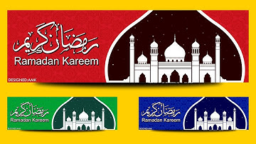 How To Design a Islamic Banner in CorelDRAW | Ramadan Banner Design (With CDR File)