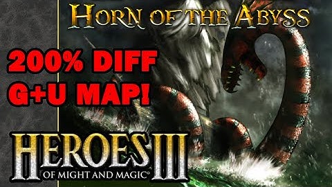 CHALLENGE RUN: 200% G+U Map! Part 1 | Heroes of Might and Magic III: Horn of the Abyss
