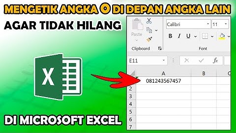 Cara Membuat Angka 0 di Depan Angka Lainnya di Microsoft Excel