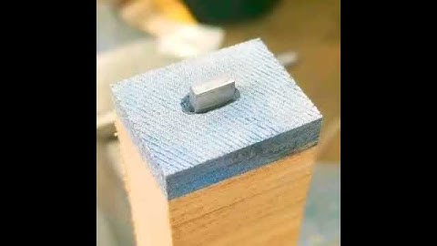 Stop motion animation of peening a tang