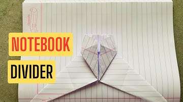 DIY Notebook Divider | Notebook Partition | How to make Partition in Notebook |Term 2 Partition