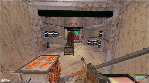 Clueless clan gets their loot confiscated in rust (all doors open)
